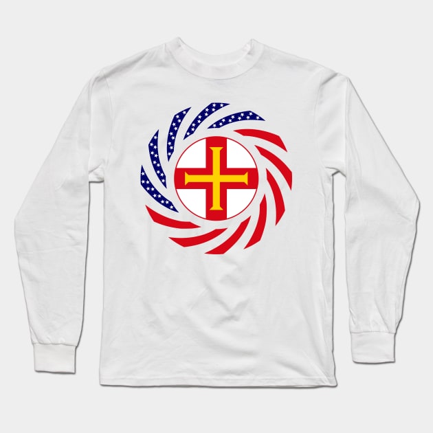 Guernsey American Multinational Patriot Flag Series Long Sleeve T-Shirt by Village Values